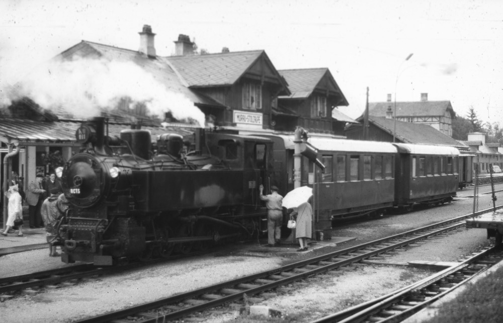 Murtal Bahn KH 111 at Murau Austria.