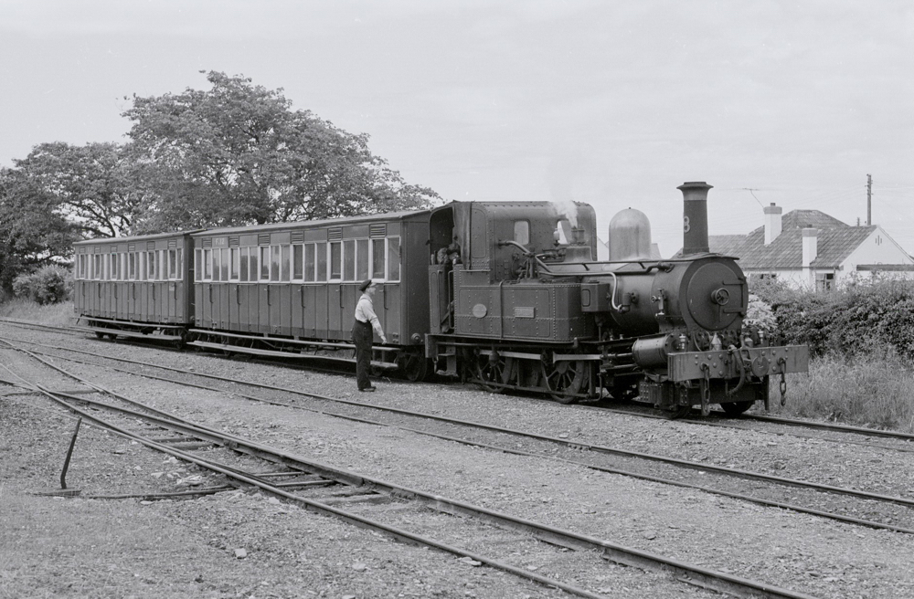 No 8 Fenella and train at Ramsey