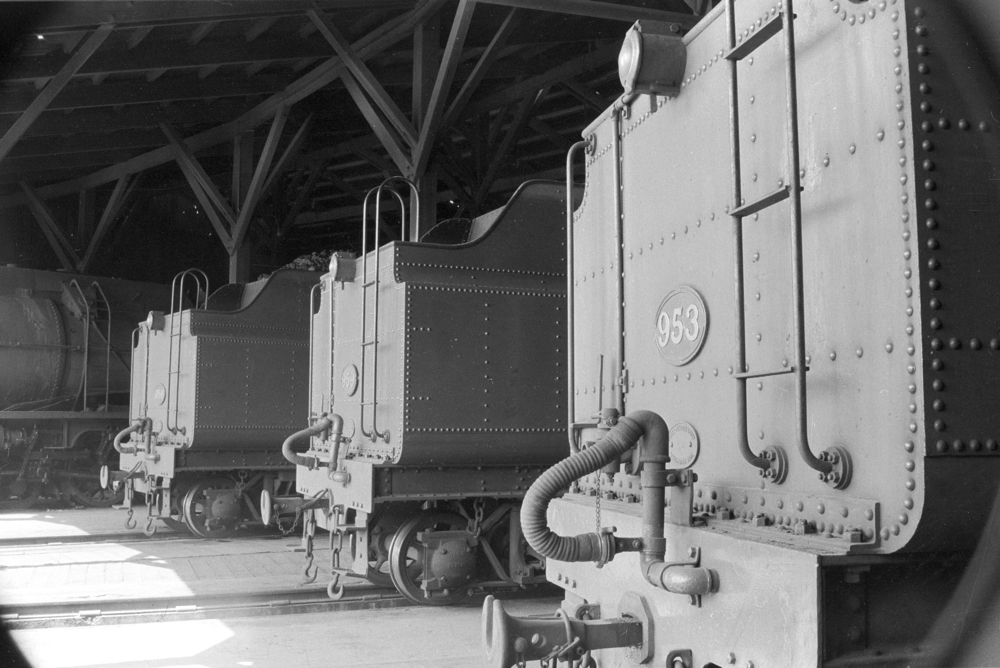 Tenders inside Bunbury Shed