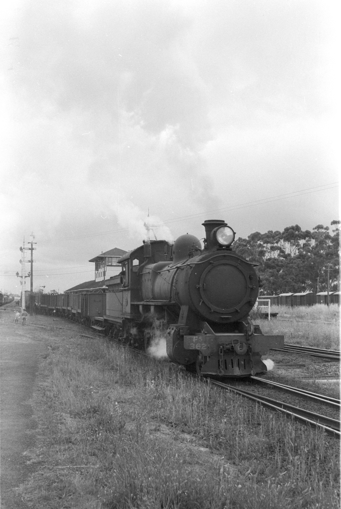 Fs 362 leaving Brunswick Junction with freight