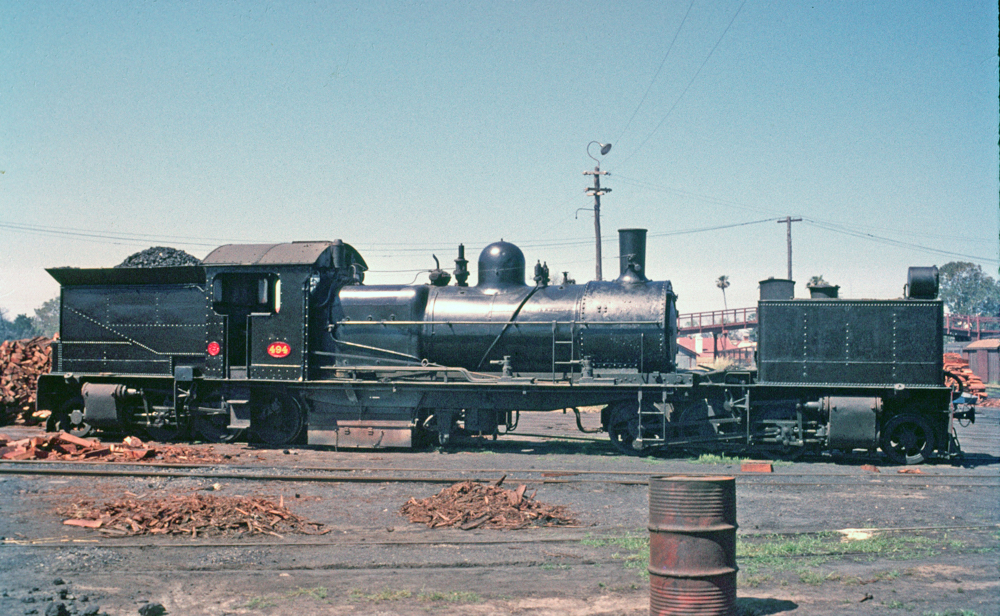 Another view of MSA Garrett No 494 at Bunbury shed