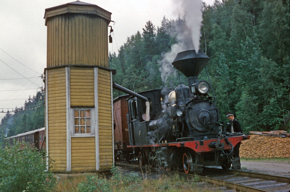 Watering the loco