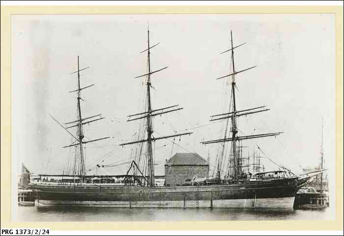 This is the earliest photograph of the 'Torrens' ca1875