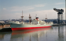 M.V.Antrim in Glagow before her trials and handover.jpg